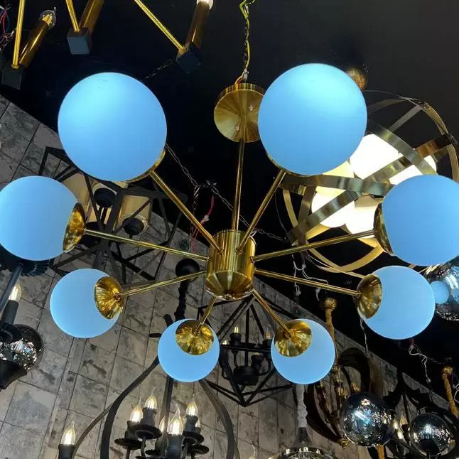 لوستر مدرن سیاره تک ردیف