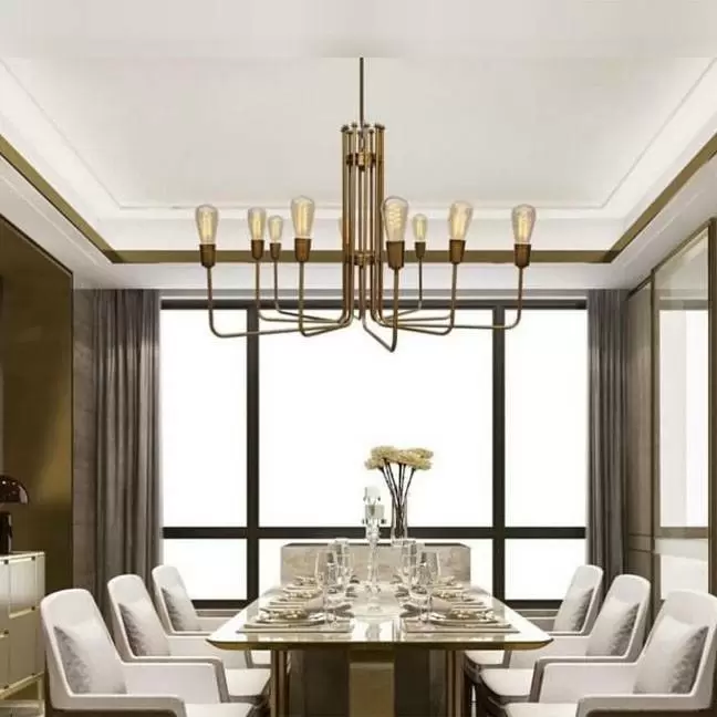 لوستر شاخه ای مدرن 10 شعله