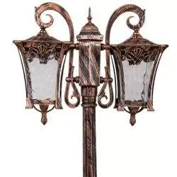 چراغ پارکی پلاستیکی کاسپین( پلی کربنات اصلی 3 سال ضمانت )