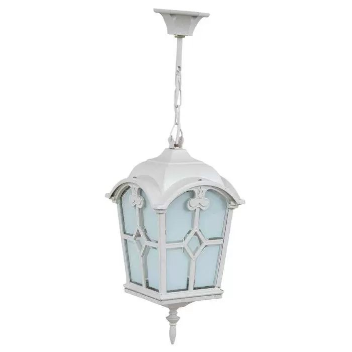 چراغ حیاطی آویز پلاستیکی کلبه لوزی( پلی کربنات اصلی 3 سال ضمانت )