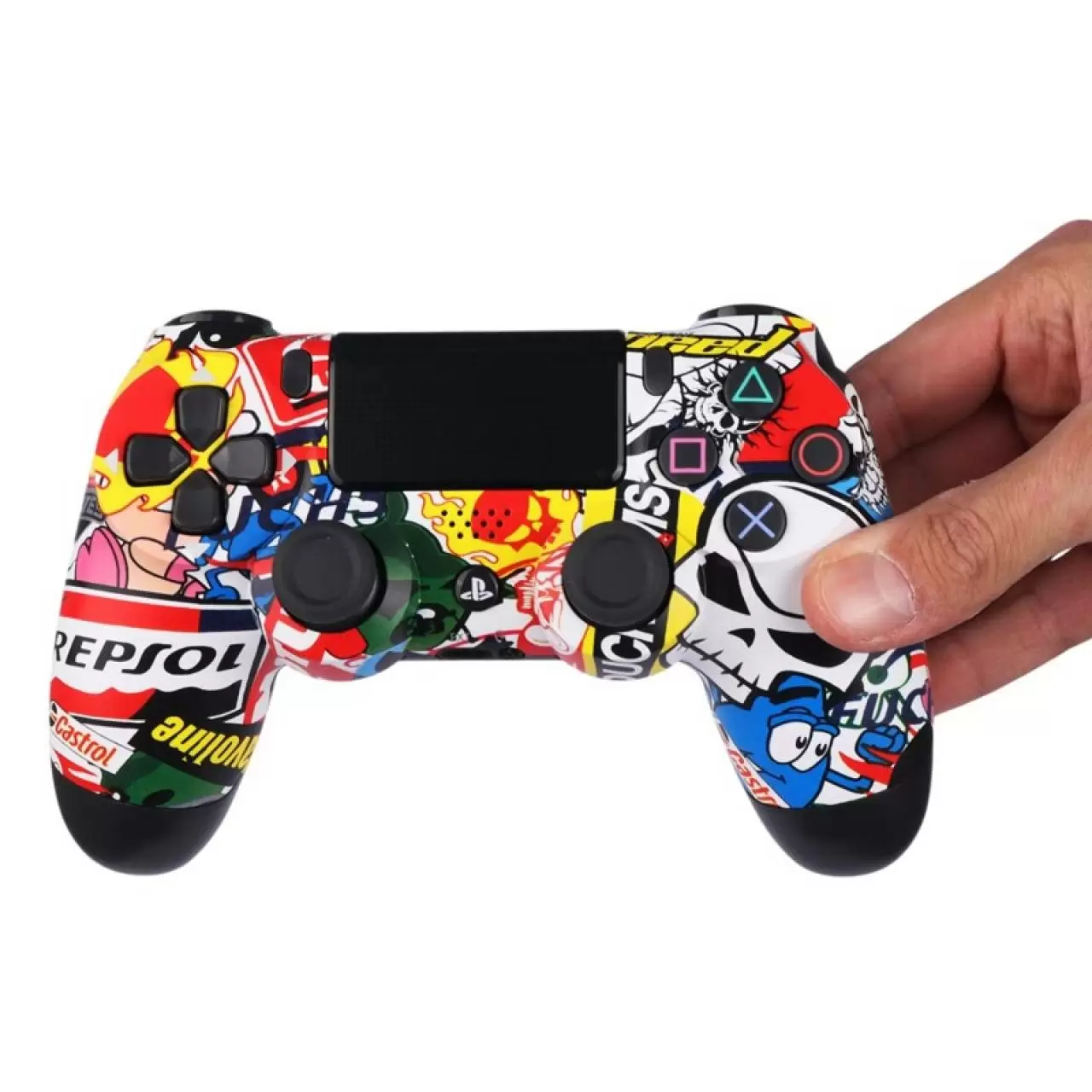 دسته بازی بی سیم سونی Dualshock 4 High Copy درجه یک طرح Fantasy مناسب برای PS4