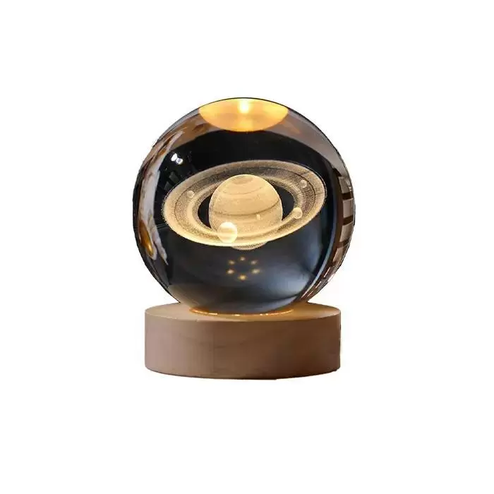 چراغ خواب گوی کریستالی مدل سیاره کیوان