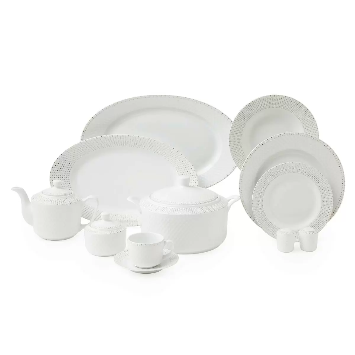 سرویس 102 پارچه چینی زرین-رادیانس(گرد)-12 نفره-لیون-درجه یک سرویس18 نفره