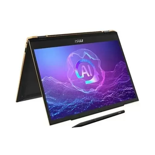 لپ تاپ 13.3 اینچی ام اس آی مدل MSI Summit 13 AI Evo A2HMTG Ultra 7 255H 32GB LPDDR5 1TB SSD IPS Touch به همراه قلم با گارانتی 18 ماهه شرکتی