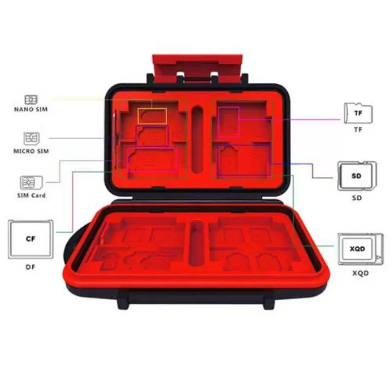 کیف محافظ کارت حافظه لنزگو Lens GO KH8S Card Box Case