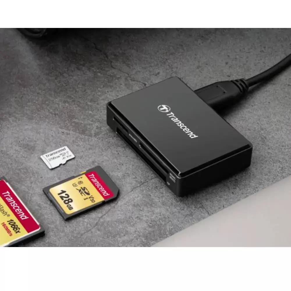 کارت خوان و رم ریدر Transcend RDC8 USB 3.1 Gen 1 Card Reader