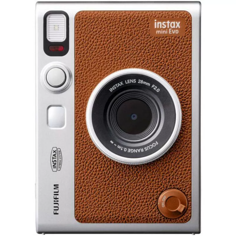 دوربين چاپ سريع فوجی فيلم FUJIFILM INSTAX MINI EVO Camera Brown