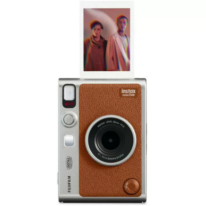 دوربين چاپ سريع فوجی فيلم FUJIFILM INSTAX MINI EVO Camera Brown