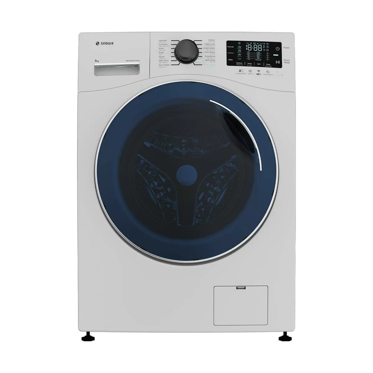 لباسشویی 9کیلویی اسنوا مدل SNW-9050W کد23971