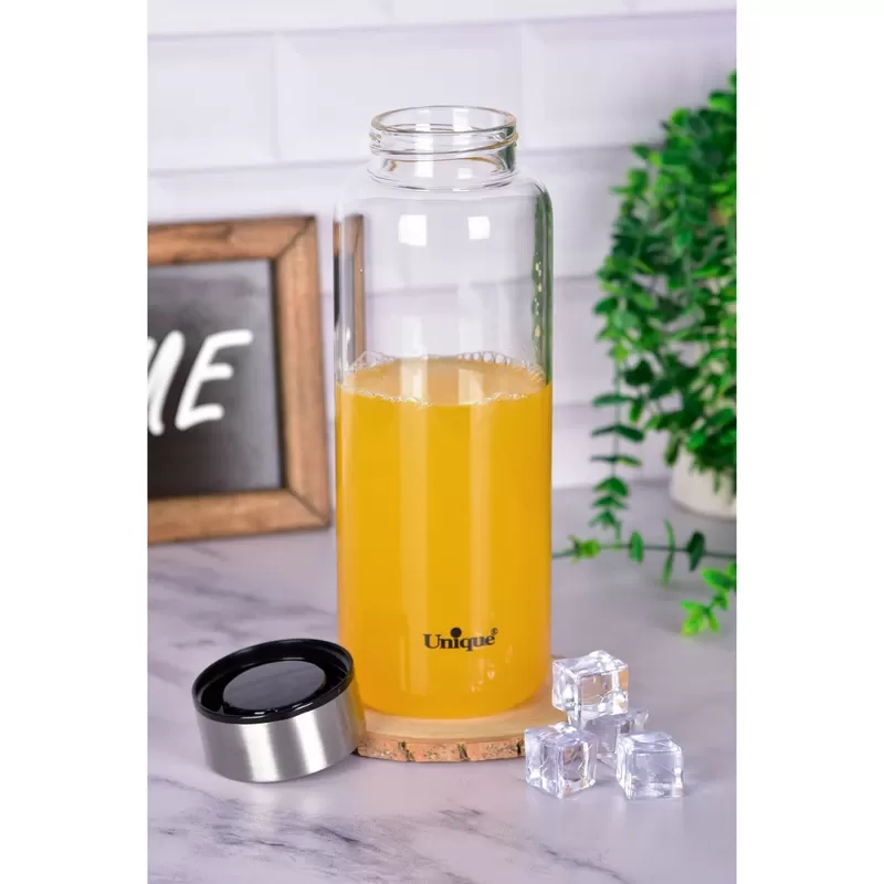 بطری شیشه‌ای آب یونیک کد 3052