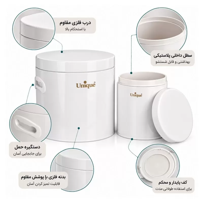 بانکه یونیک مدل UN1610 مجموعه 2 عددی