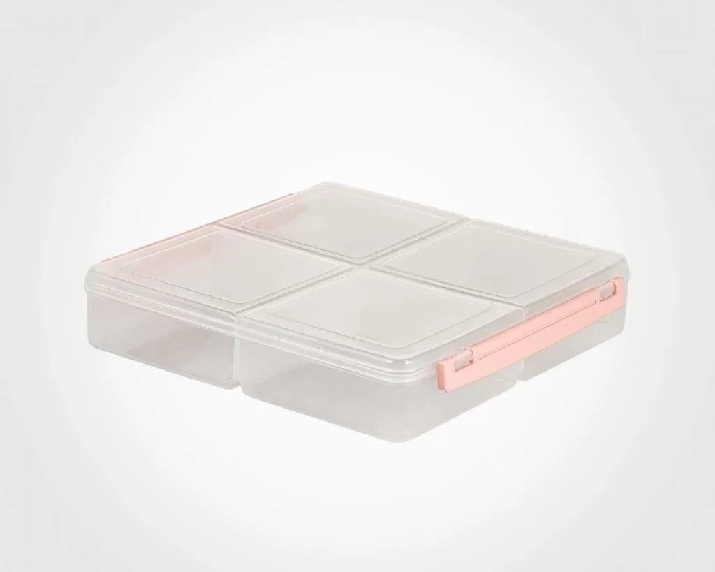 ظرف فریزری چهار خانه بزرگ لیمون کد228